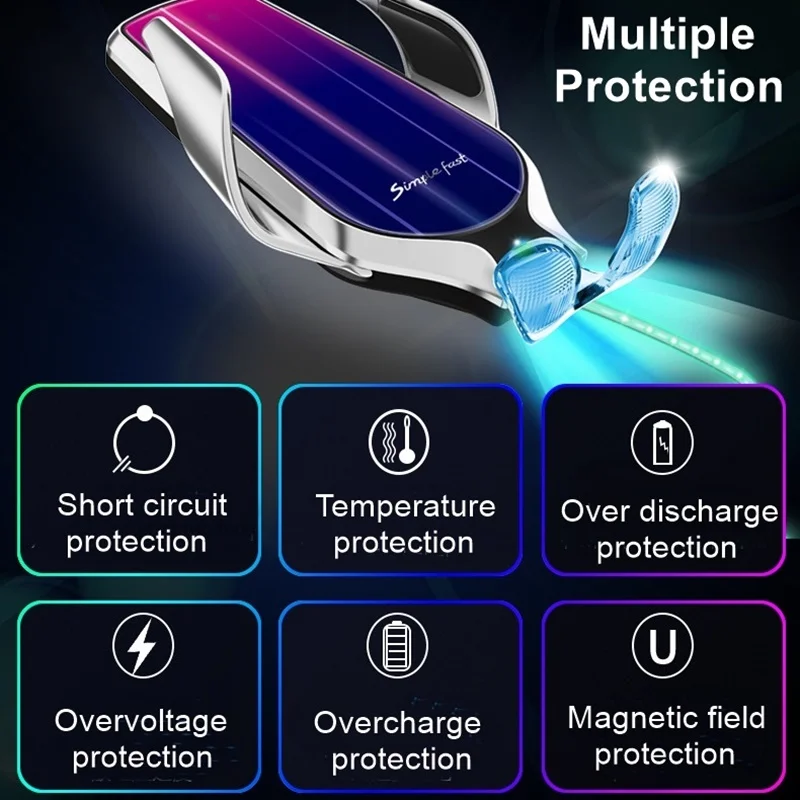 Tongdaytech 10 Вт автомобильное Qi Беспроводное зарядное устройство для Iphone X XS 8 11 Pro Max