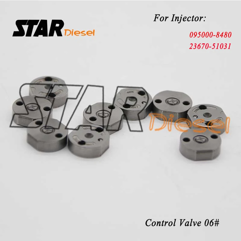 

Star Diesel 06# Control valve plate Orifice Plate 06# Common rail injector valve for injector 095000-8480 23670-51031