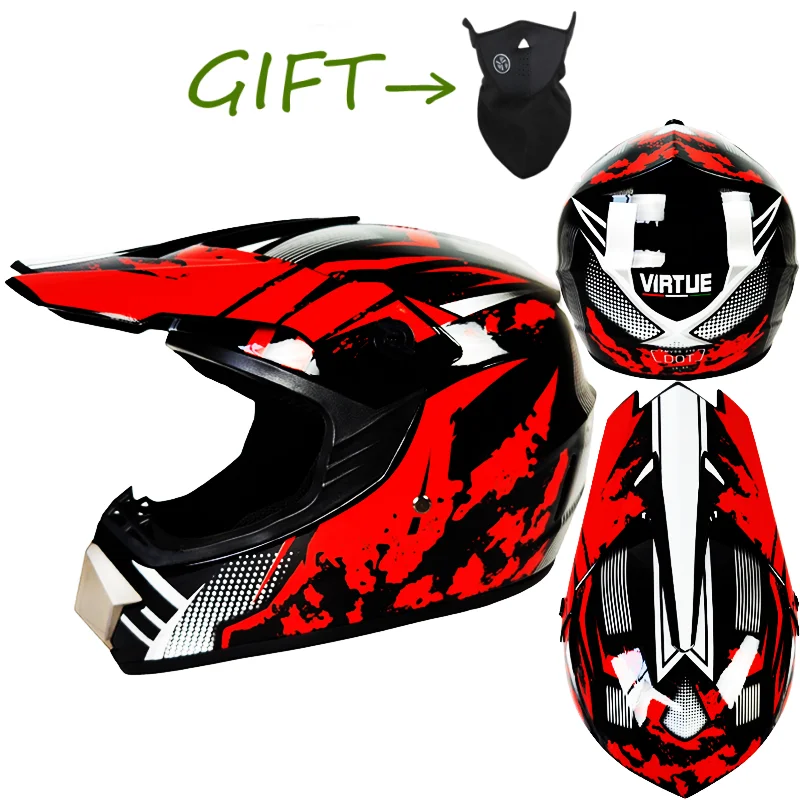 Мотоциклетный шлем защитный для езды на мотоцикле или велосипеде по