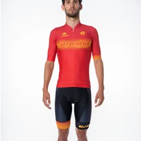 spain country cycling team clothing roupa ciclismo masculino bicicleta jersey sets men go professional bicycle maillot hombre