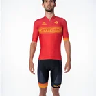Командная одежда для велоспорта в Испании, мужские комплекты одежды для езды на велосипеде, профессиональные мужские костюмы для езды на велосипеде