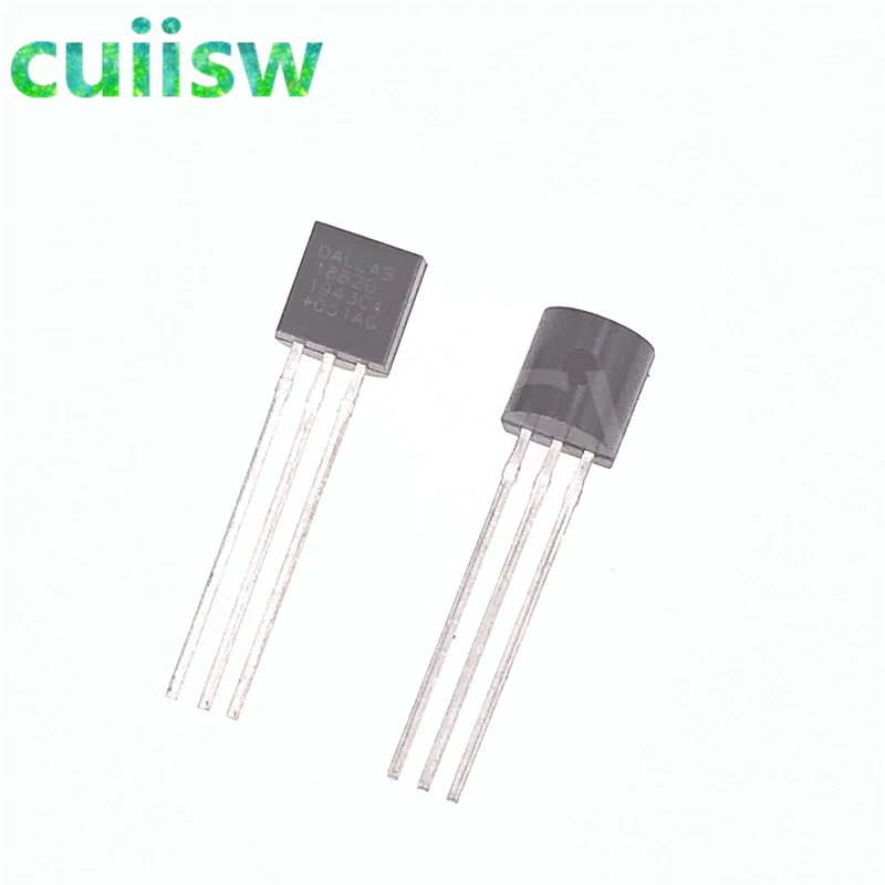 10 шт. DALLAS DS18B20 18B20 18S20 TO 92 IC CHIP термометр датчик температуры|ic chip|sensor chipds18b20 10pcs |