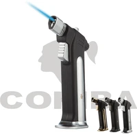 cohiba table gun cigar cigarette lighter 1 torch flame jet smoking lighters butane gas lighter windproof with gift box