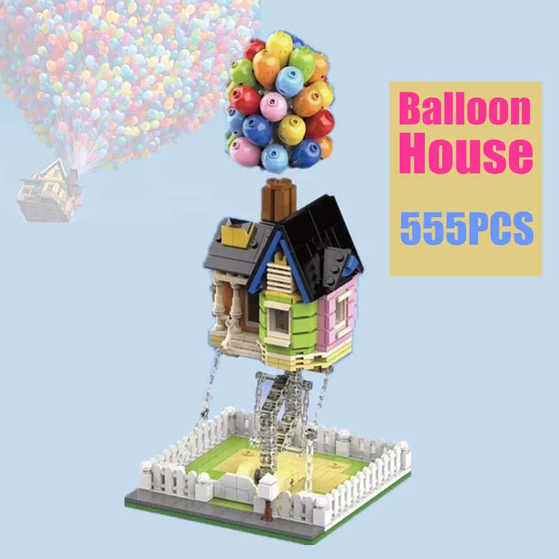 

NEW Balloon UP House Tensegrity Sculptures Anti Gravity Dynamics Physics Balance Building Blocks Kit Classic Bricks Toys Gifts