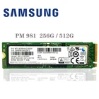 Твердотельный накопитель SAMSUNG M.2 PM981, SSD на 256 Гб, 512 Гб, твердотельный жесткий диск M2, NVMe, PCIe 3.0 x4 NVMe, внутренний жесткий диск для ноутбука TLC PM 981, 1 Тб