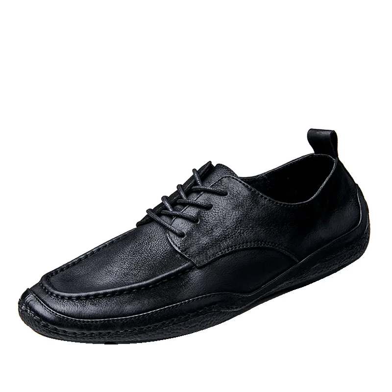 

Spring Autumn Winter Breathable Shoes Mens Fashion Casual Shoes British Retro Men Shoes All-match Cowhide Summer designer
