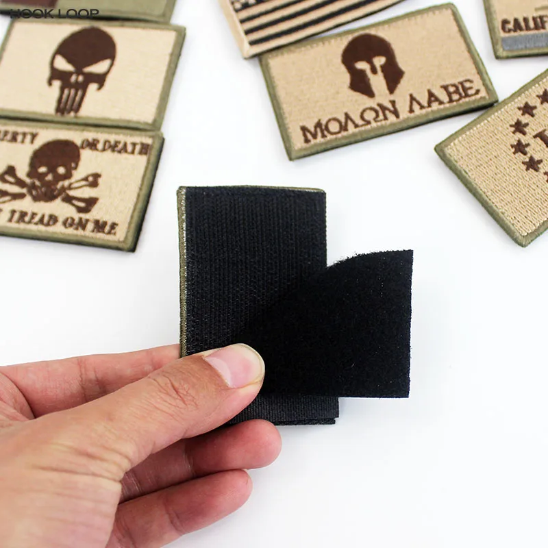 10 шт смешанные цвета армейские тактические заплатки коричневый эмблема