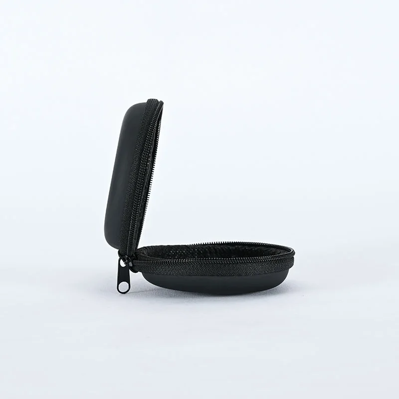 

Three Packs Bluetooth Headset Package Headset Storage Box Data Cable Storage Box Round Storage Bag