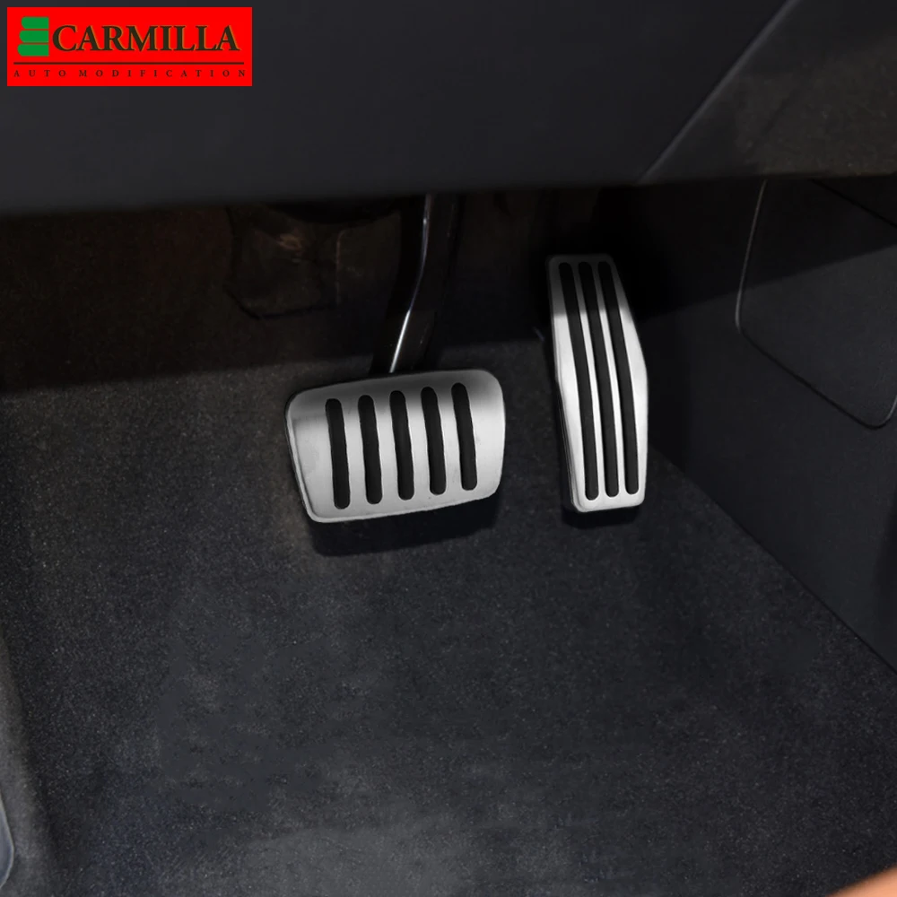 Педали Carmilla AT для автомобиля Chevrolet Cruze Sedan Hatchback 2009 - 2021 с ковриком для газа, тормоза, подножкой и педалью для мертвой зоны.