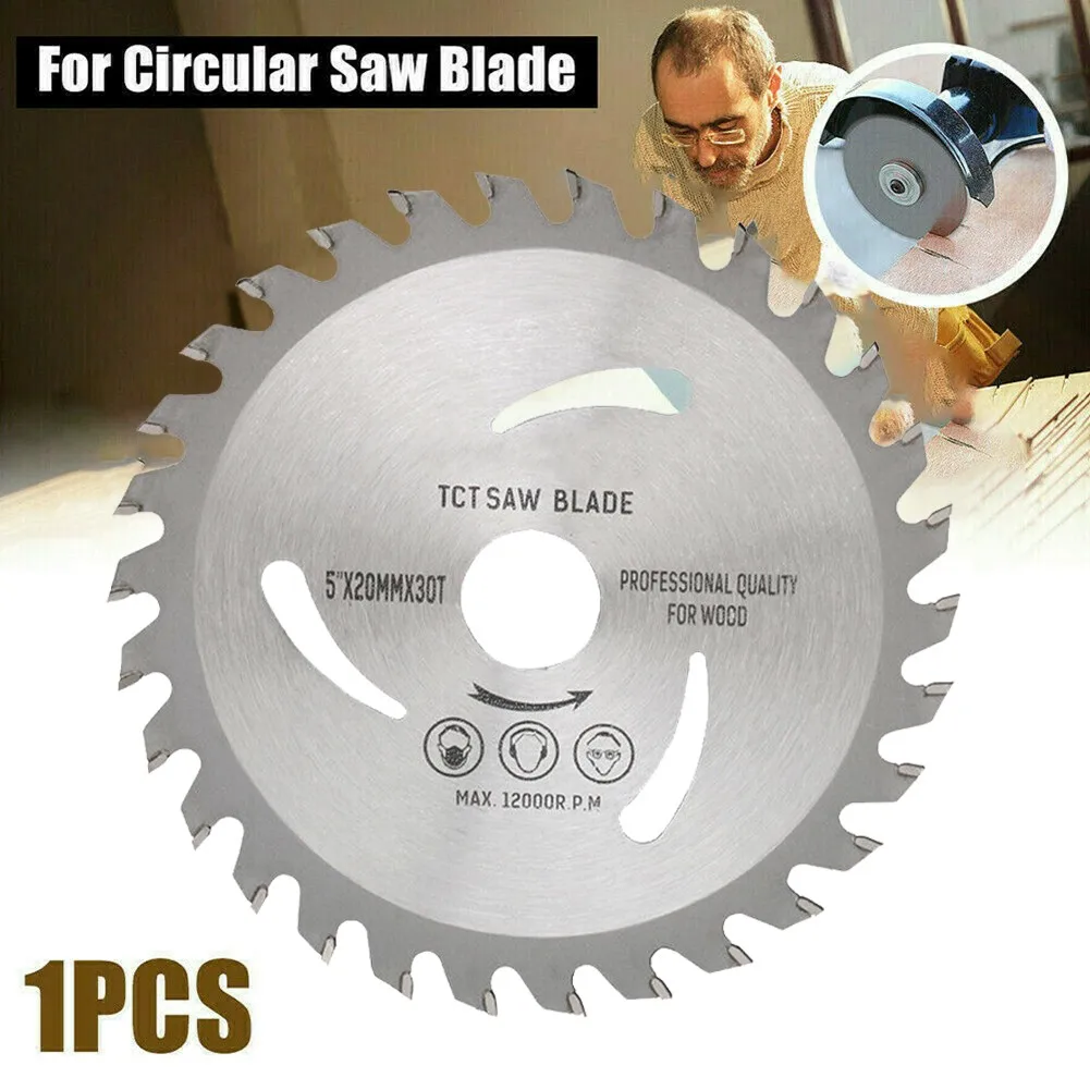 

125mm TCT Circular Saw Blade Carbide Tipped 30T Cutting Grinder Disc For Wood Composite Board Cutting