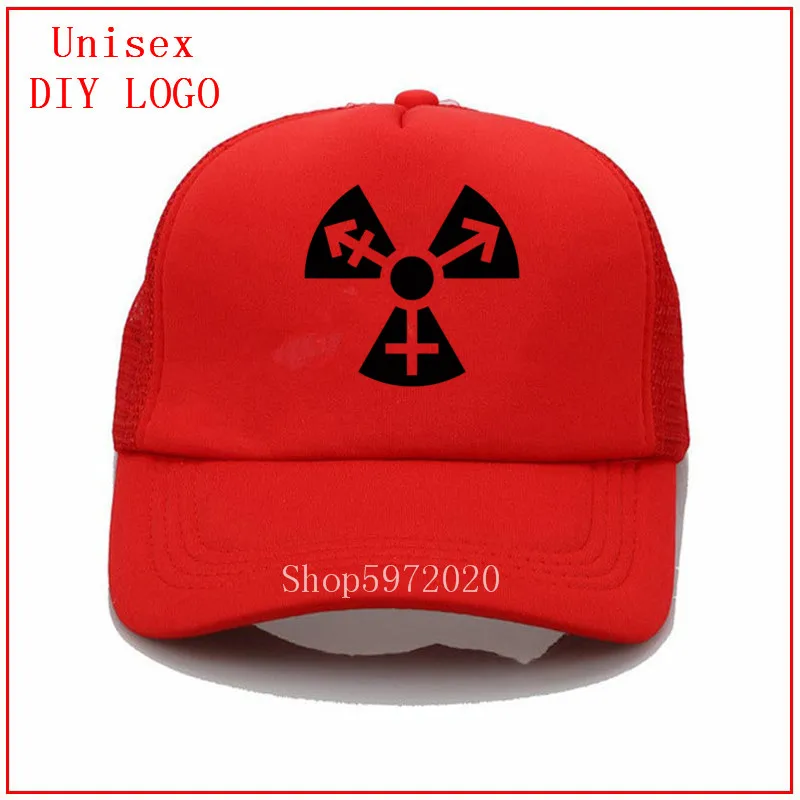 Черная футболка с символом транс-излучения векторные кепки-тракеры для мужчин и