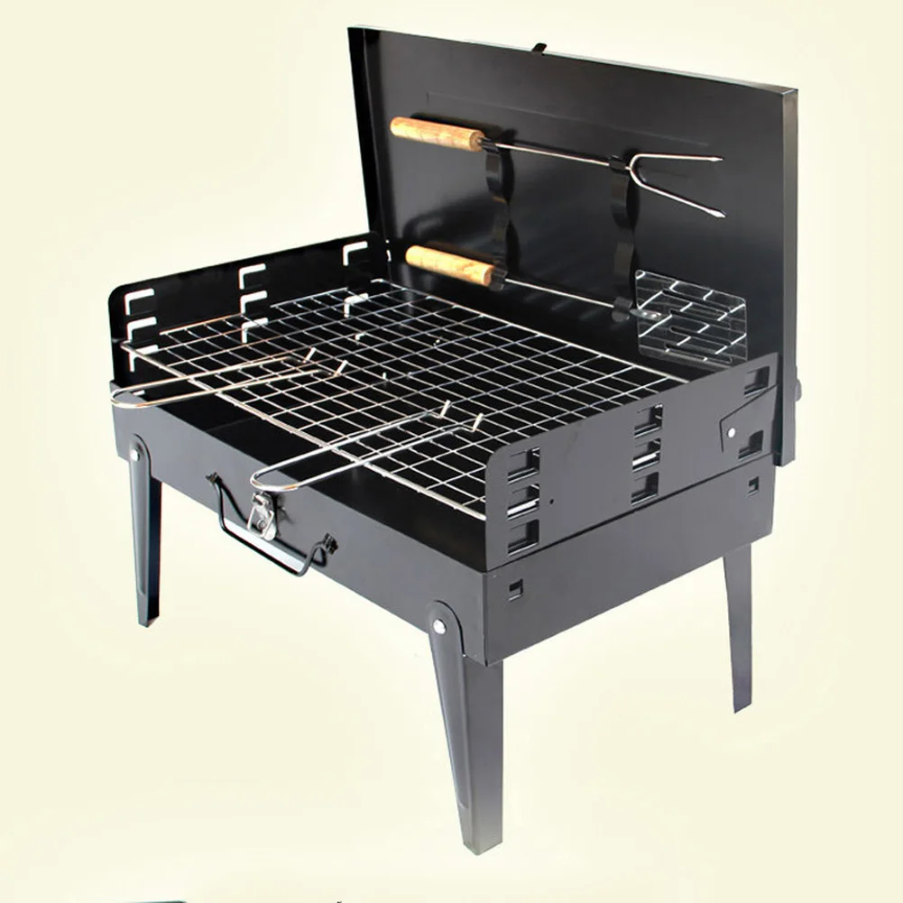 Портативный гриль для барбекю складной легкий набор инструментов на гриле
