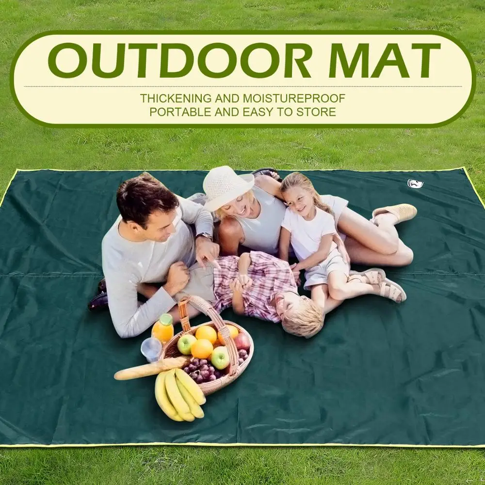 

Пляжное одеяло нарукавник без песка-Водонепроницаемый легкий 10x10 футов 7-10 взрослых, водонепроницаемый коврик для путешествий, кемпинга, по...