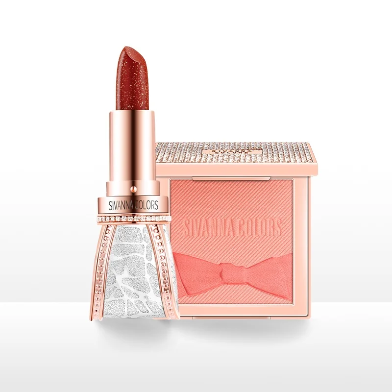 

Подарочная коробка GY, бант, помада, розовый бриллиант, румяна, палитра для макияжа, получите косметику, яйцо бесплатно