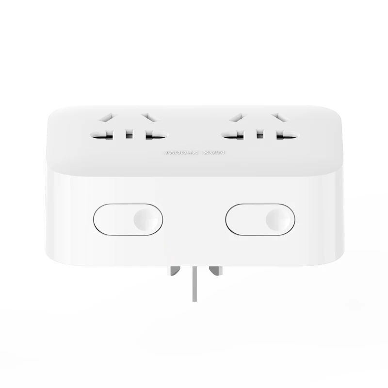 Два преобразователя питания Xiaomi Mijia защита от перегрузки 5 в 2 1 А два USB настенных