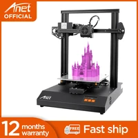 anet all metal frame et4pro 3d printer ultra silent with 32bits board tmc2208 stepper drive auto bed leveling resume printing