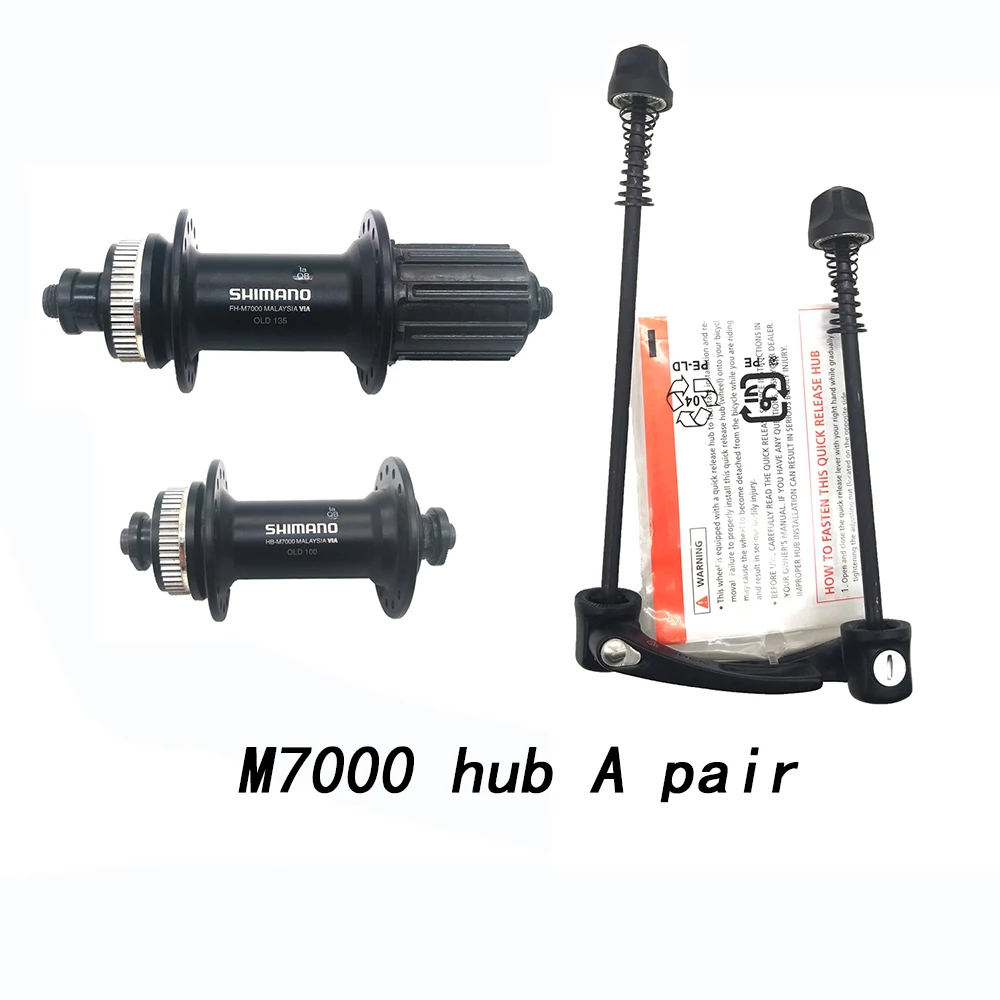 M7000 hub A pair SLX M7000 задний FREEHUB Quick Release 11 speed 11S велосипедный mtb Центральный замок концентратор с быстроразъемным 32 отверстием черный - Цвет: M7000 hub A pair