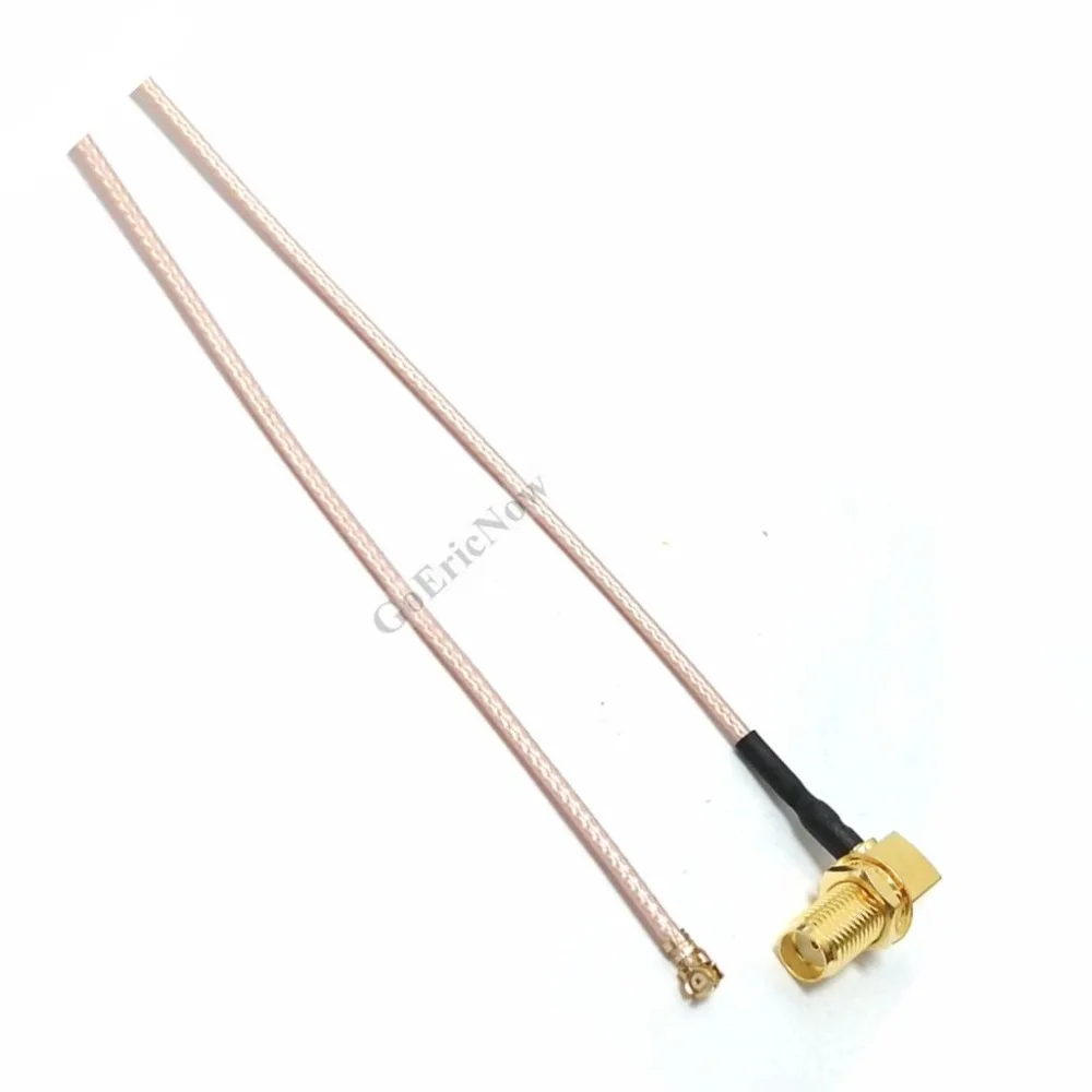 4 шт. RF разъем под прямым углом RP SMA & типа мама к U F.L Ipex IPX 1 13 мм/RG178 кабельный (Высота