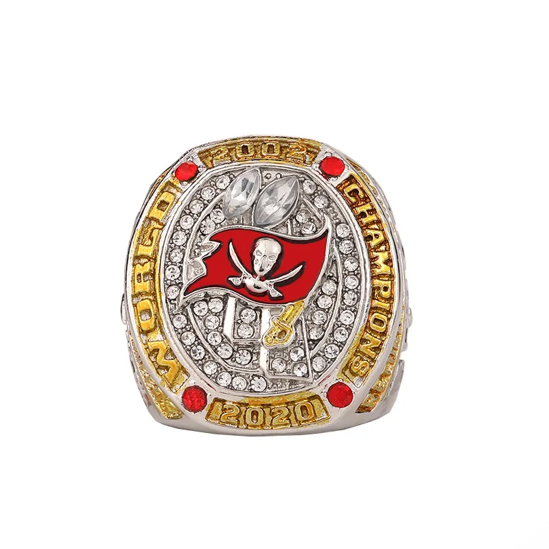 

2020-2021 Rings Tampa Bay Buccaneers Football Championship Ring America Super Bowl Luxury Metal Gold Men's Ring Vintage Gift