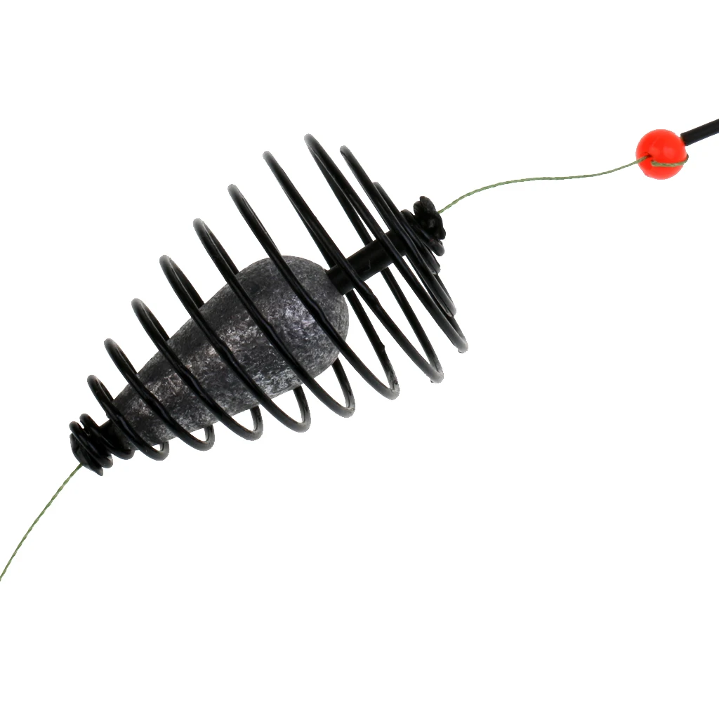 Клетка для ловли карпа кормушка клетка с крючками и свинцовыми грузилами