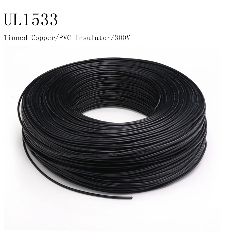 

2/5/10M UL1533 Shielded Wire Signal Cable 28AWG 26AWG Channel Audio Single Core Electronic Headphone Copper Shielding Wire