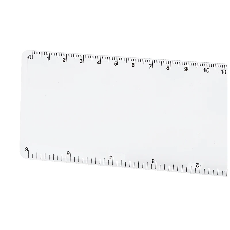 Pocket Ruler Bookmark Magnifier Sheet Magnifying 3X Magnification | Инструменты