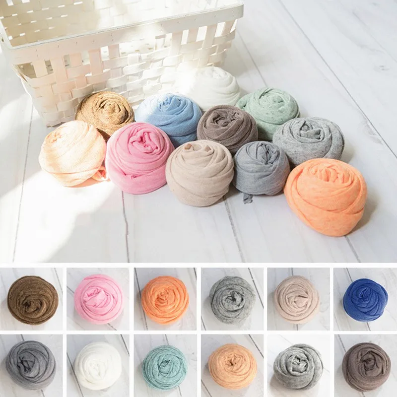 Хлопковая накидка одеяло для фотосъемки новорожденных 165x42 см|Одеяла и пеленки| |