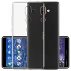 Мягкий чехол из ТПУ для Nokia 7 Plus, ультратонкий прозрачный силиконовый защитный Пылезащитный Чехол с кристаллами, чехол для всего тела