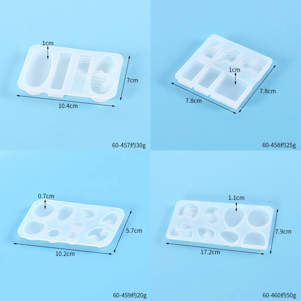 

Crystal Epoxy Island Series Epoxy Mold Earrings Jewelry Silicone Mold Island Necklace Pendant DIY Silicone Mold