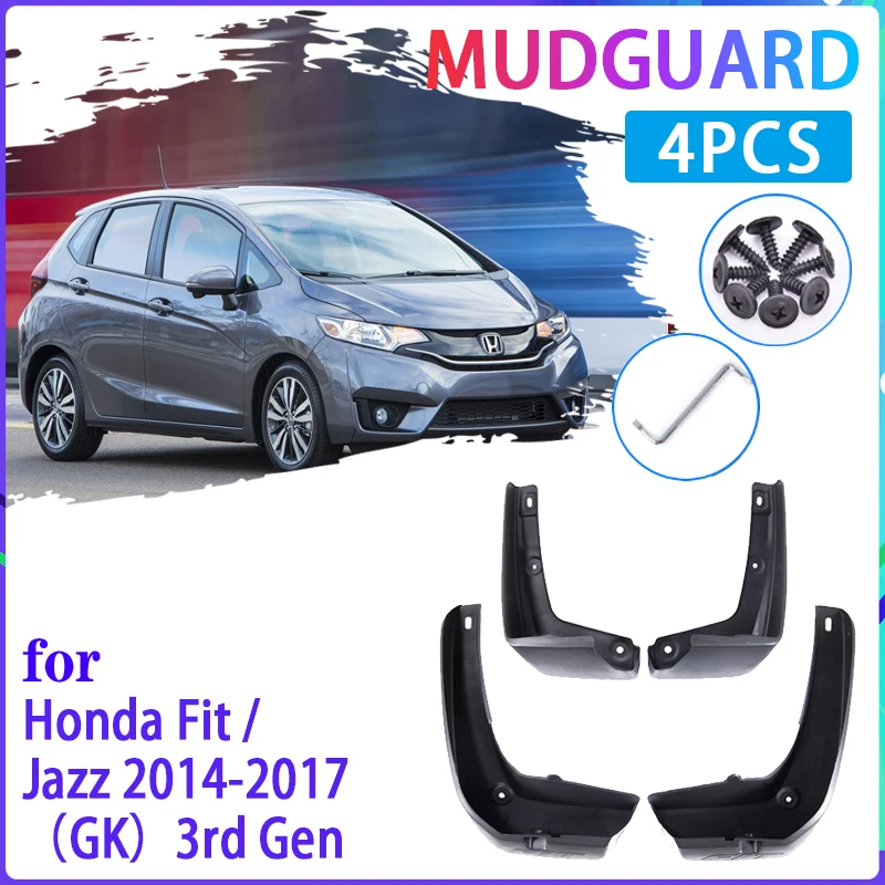 Автомобильные Брызговики для Honda Fit Jazz GK 2014 ~ 2017 2015 2016 брызговик крыло
