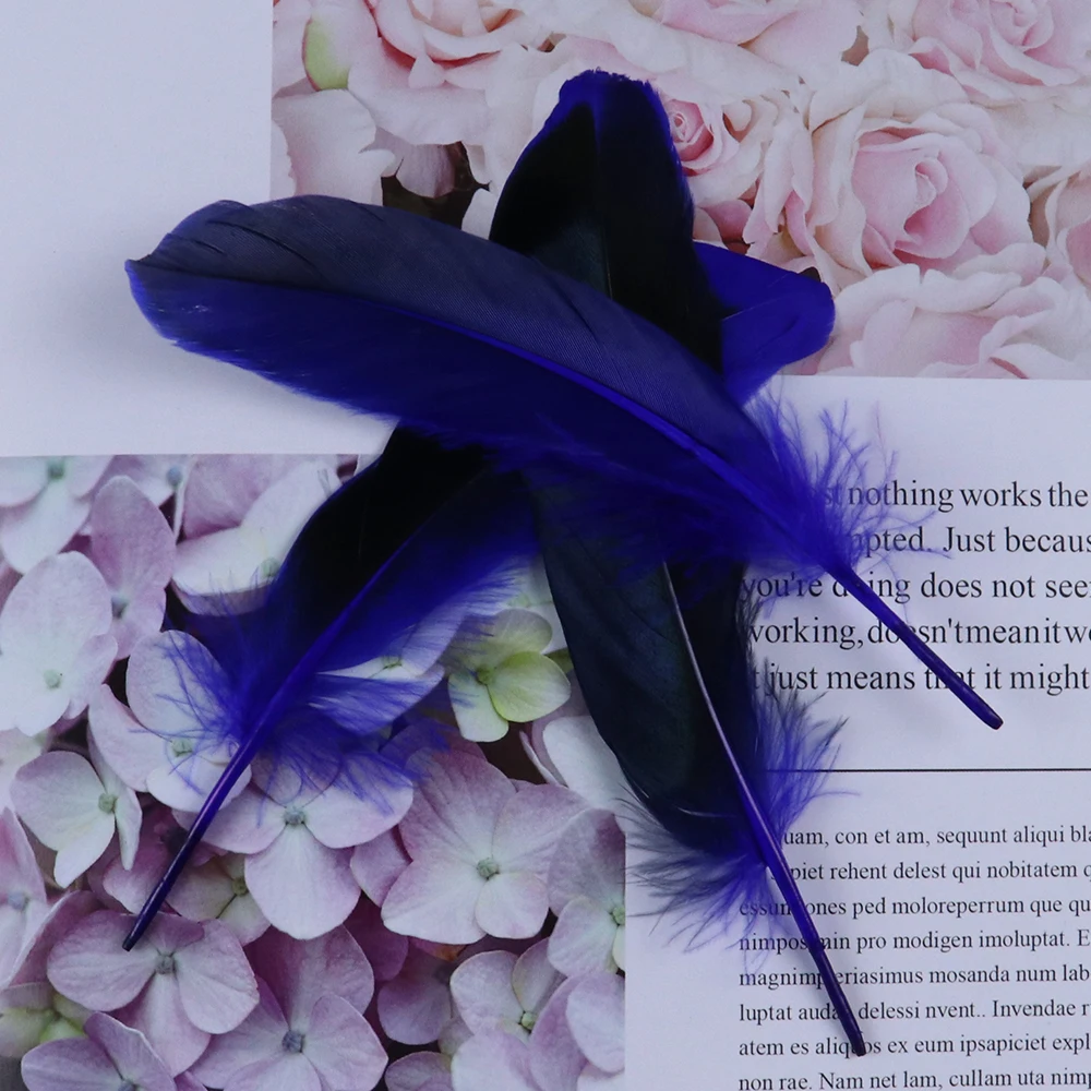50pcs Real Duck Feathers 15-20 CM Jewelry Home Lamp Making Plumes Carnival Party Dress Clothes Decoration Craft Accessories - купить по
