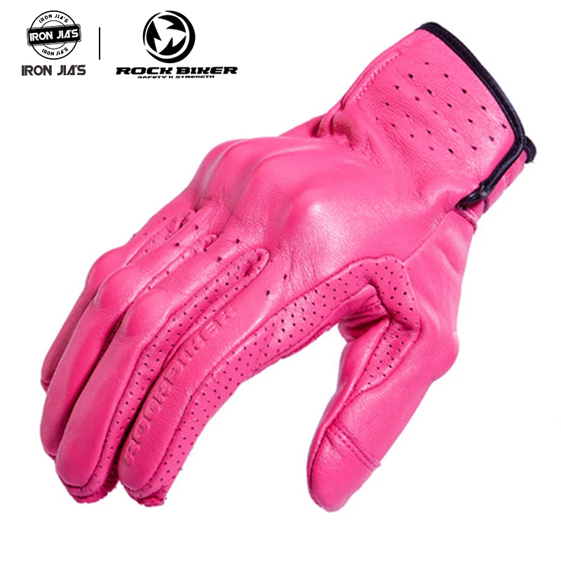Мотоциклетные Перчатки в стиле ретро кожаные перчатки для сенсорных экранов