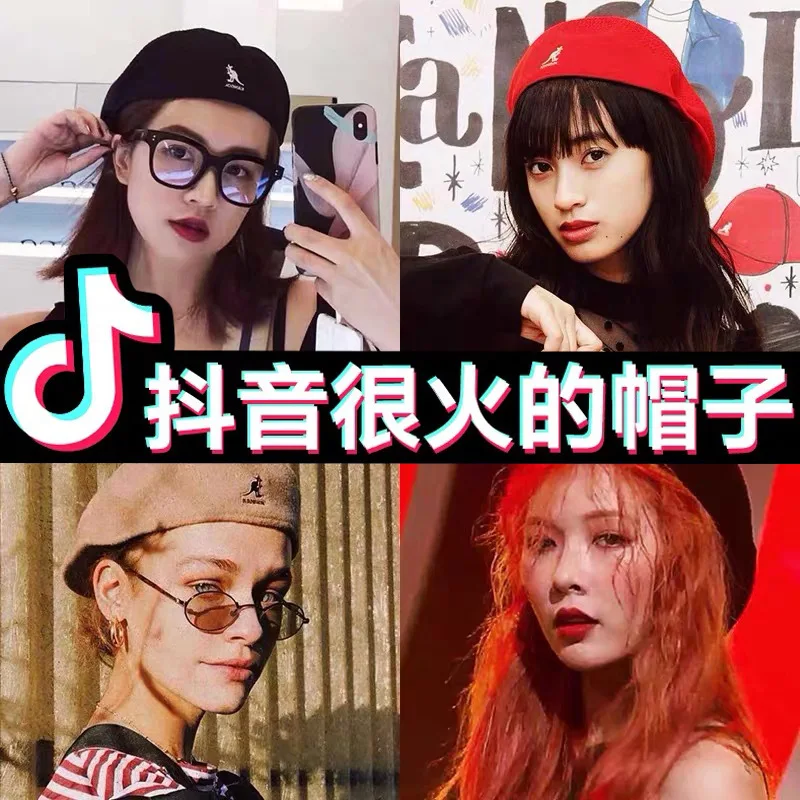 Берет женский в стиле ретро тонкая плетеная сетчатая Кепка-кенгуру ручной работы