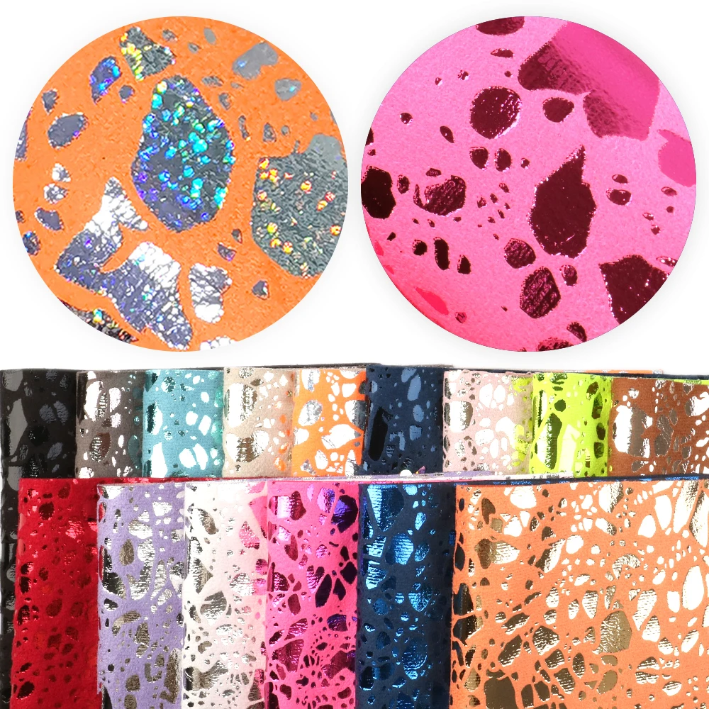 Дэвид аксессуары 20*33 см нарезанный геометрический ткань из золотой фольги для