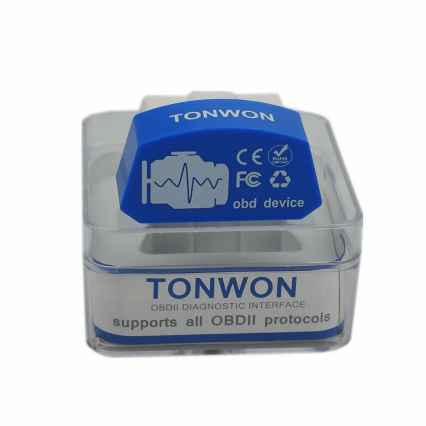 10pcs DHL Free Tonwon 3 OBD2 Code Scanner WIFI / Bluetooth Car Diagnostics Tool Check Vehicle Engine Device ELM327 | Автомобили и