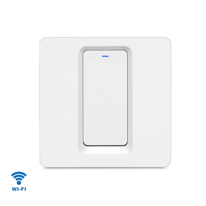 

Smart WIFI Light Wall Switch EU Button For Alexa Google Home IFTTT Life App Neutral Wire Wireless Smart Life Control Touch Light
