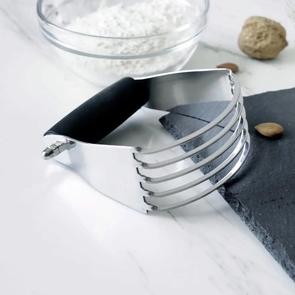 

Manual Dough Blender Baking Tool Pastry Blades Flour Mixer Stainless Steel Anti Slip Chef Pastry Cutter Kitchen Accessories