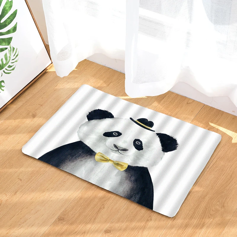 Нескользящий коврик для ванной 50*80 см ковер в форме кошки панды и слона 3D комнаты