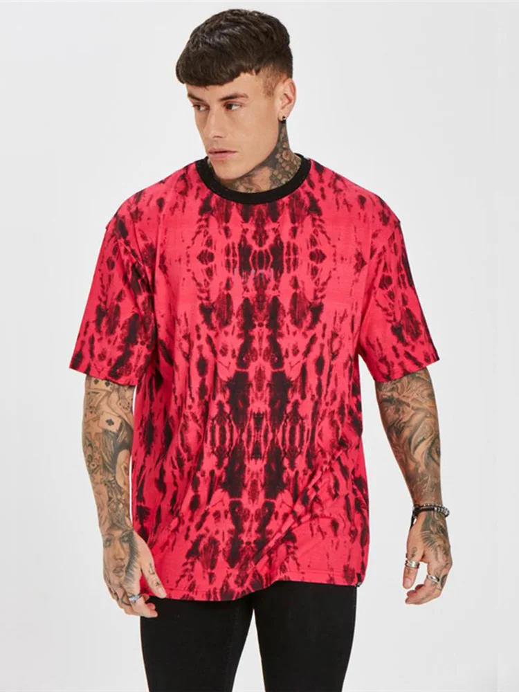 

Summer Hot-Selling 3D Sports Tide Brand Running Training Short-Sleeved Outdoor Fitness Quick-Drying Round Neck Men's T-Shirt