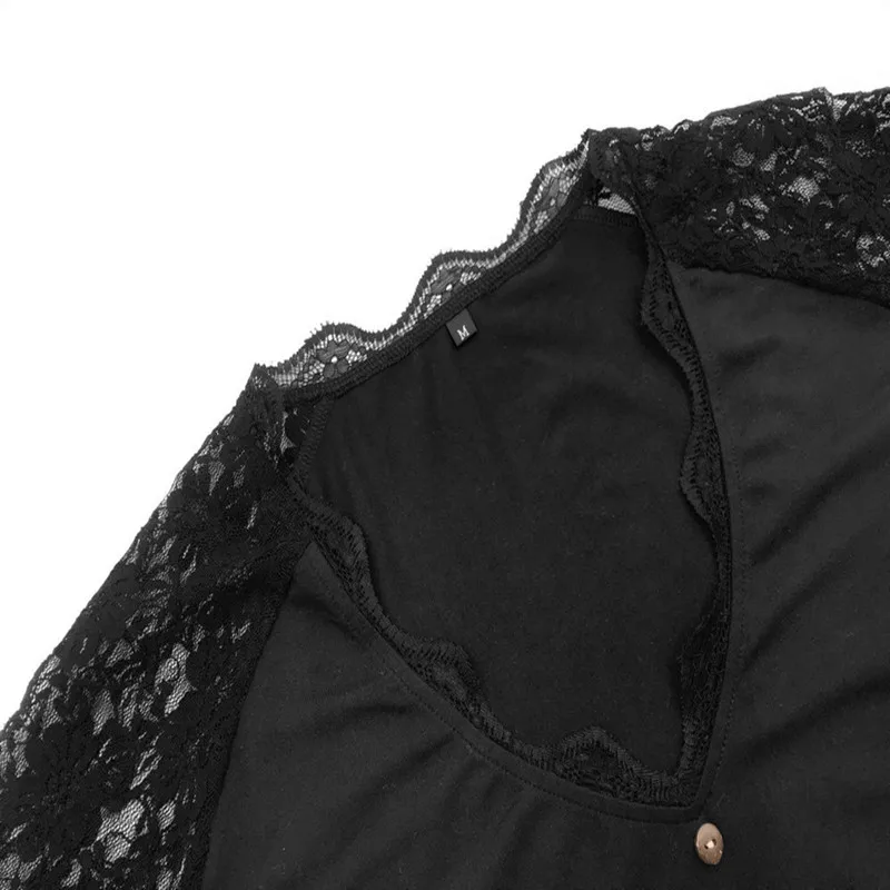 

Women's Sexy Lace V Neck Short Sleeve Ladies Causal Tops Shirts Tee Outfits UK