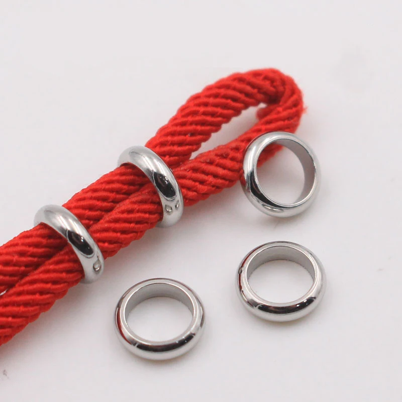 Разделительные бусины из нержавеющей стали металлические 50 шт. подходит для 2/2 5/3