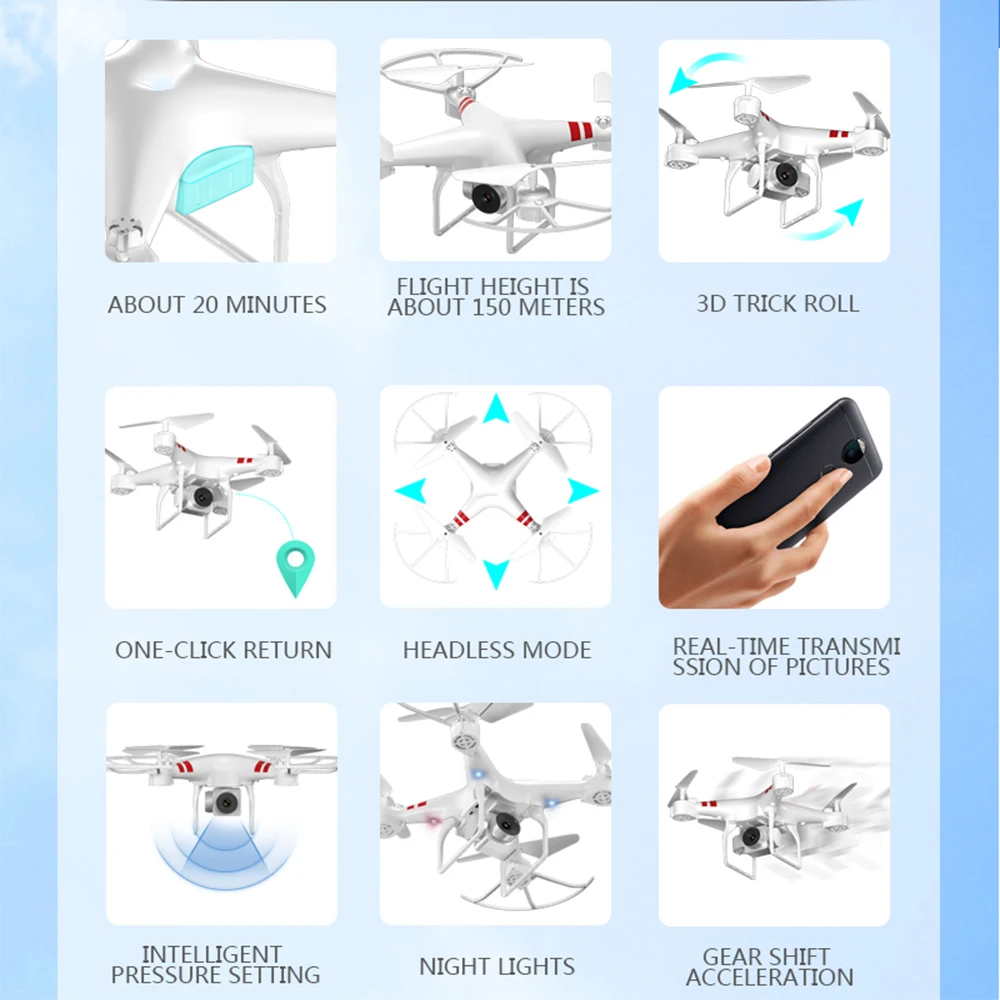 Дрон 4k камера HD fpv Самолет rc вертолет с камерой Квадрокоптер стабильный карданный