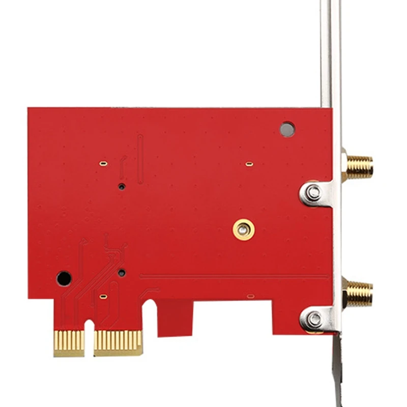 

PCIE-1X to M.2 NGFF E-Key MINI Wireless Wifi Network Adapter Card Supports Bluetooth for Desktop Computer