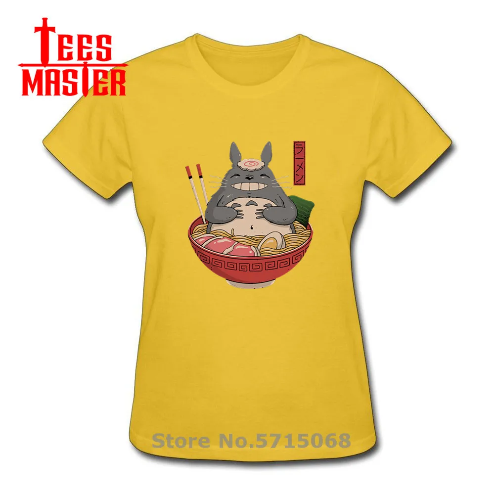 Короткая футболка с героями из японского аниме Стиль ramen lover Аниме Манга 80s еда