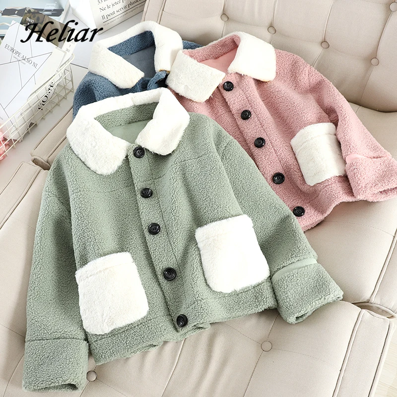 HELIAR женские куртки из хлопка зимняя Вельветовая куртка на пуговицах с отложным
