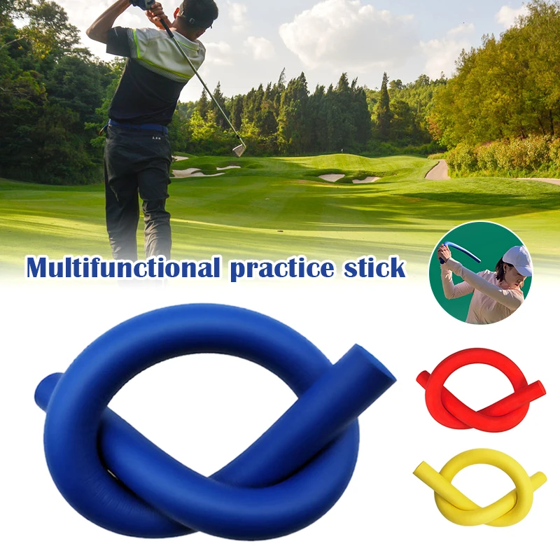 

Hot Golf Swing Trainers Practice Tool Aid Multi-use Soft Foam Training Stick for Right Left Hand Golfer Indoor Outdoor ED889
