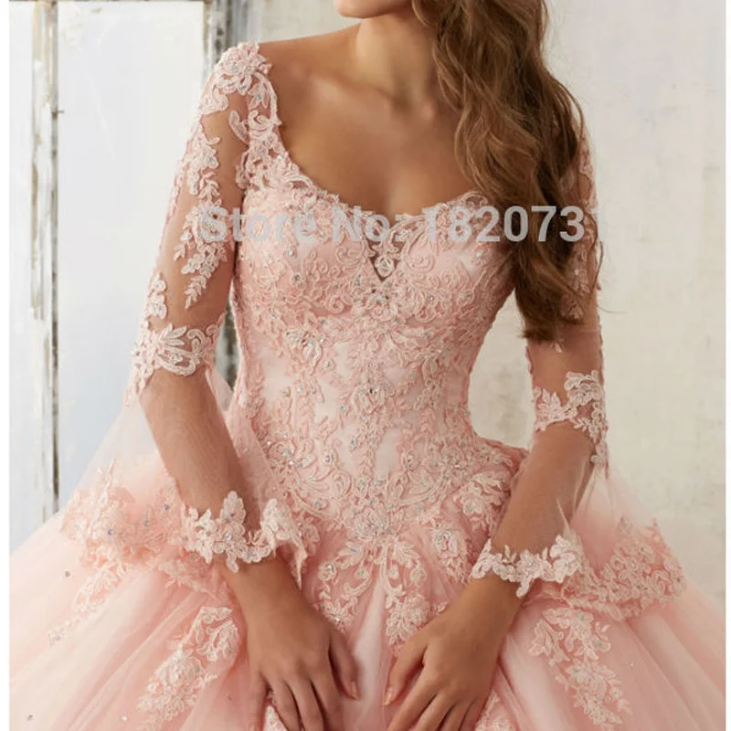 Винтажное платье мятно-синего цвета в стиле Quinceanera для возраста 15 лет кружевное