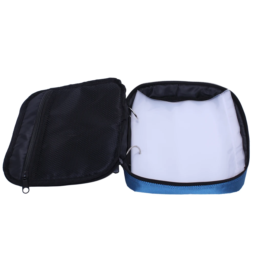 Isca de Pesca Caixa de Armazenamento Equipamento para Vermes e Jigs Soft Isca Macia Binder Bolsa Carteira 10 Xx8.5 x 2 10 High Quality Esporte e Lazer