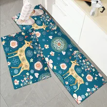 Kitchen Floor Mat Long Strip Bedroom Entrance Doormat Home Floor Decoration Living Room Carpet Hallway Bathroom Non-Slip Rugs (1)