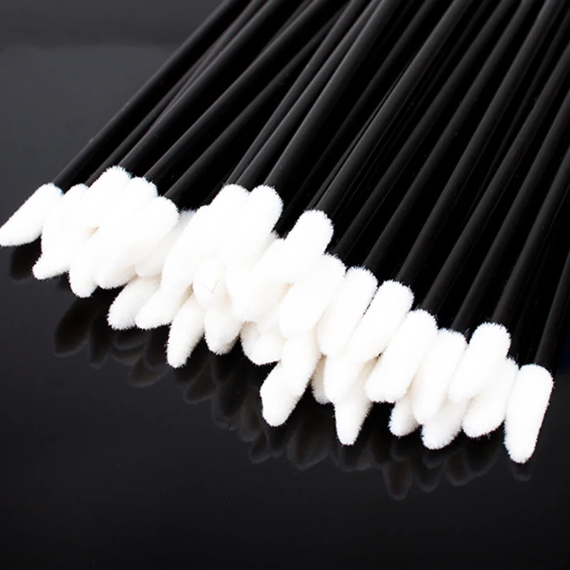 50 шт в наборе новая одноразовая Косметическая кисть для губной помады блеск губ